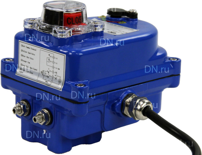 Электропривод четвертьоборотный QT-N-003EM-O1-220VAC-У1 blue 220В