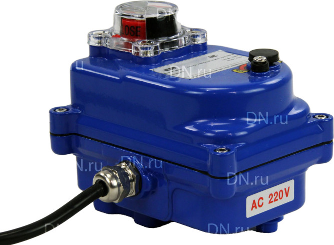 Электропривод четвертьоборотный QT-N-003EM-O1-220VAC-У1 blue 220В