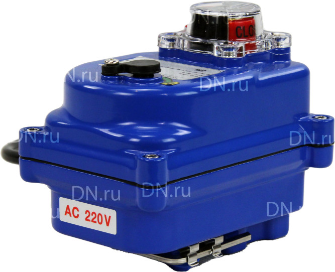 Электропривод четвертьоборотный QT-N-003EM-O1-220VAC-У1 blue 220В