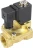 Клапан электромагнитный VS400-VT-NC-24VAC 1 1/4″ Ду32 Ру16 пилотного действия двухходовой, корпус - латунь, присоединение - внутренняя резьба, уплотнение - VITON, нормально-закрытый, катушка - 24В AC