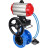 Затвор дисковый поворотный WBV1313E-2W-F-H Ду65 Ру16 фланцевый, корпус - чугун GGG40, диск - чугун GGG40, EPDM, с пневмоприводом PA-DA-105, пневмораспределителем 4V320-08 AC220V и ручным дублером MON1-250-T26-ISO