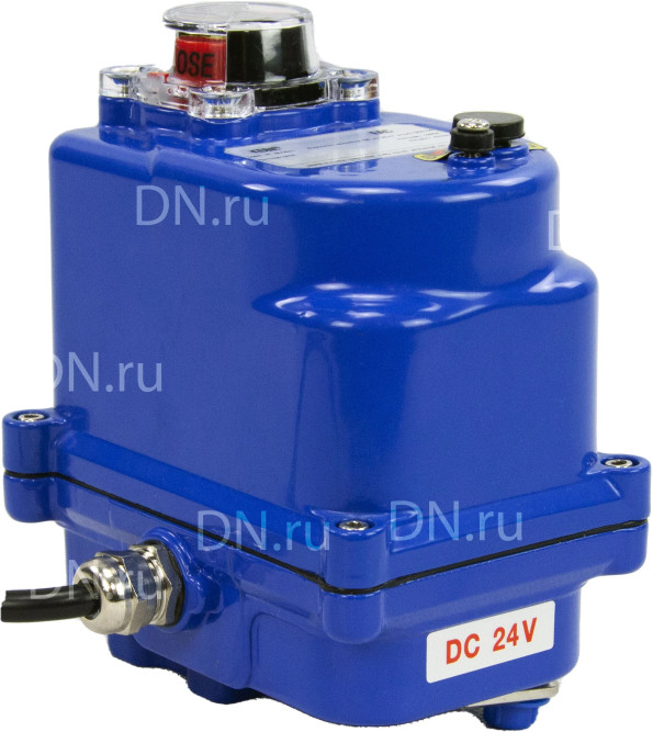Электропривод четвертьоборотный QT-N-003EM-O1-24VDC-У1 blue 24В