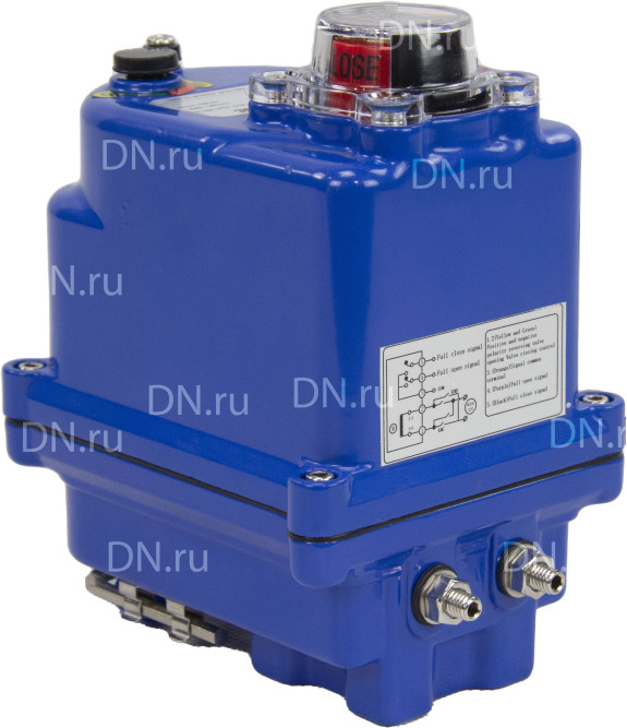 Электропривод четвертьоборотный QT-N-003EM-O1-24VDC-У1 blue 24В