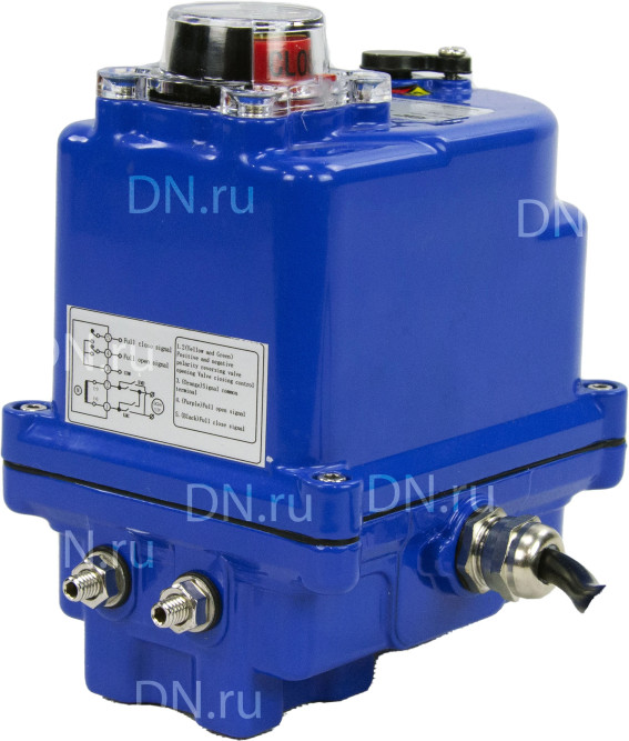 Электропривод четвертьоборотный QT-N-003EM-O1-24VDC-У1 blue 24В