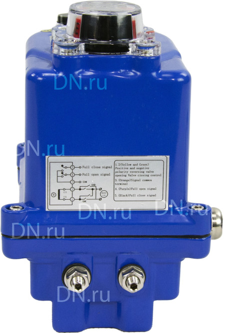 Электропривод четвертьоборотный QT-N-003EM-O1-24VDC-У1 blue 24В