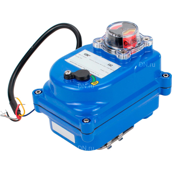 Электропривод четвертьоборотный QT-N-003EM-O1-12VDC-У1 blue 12В