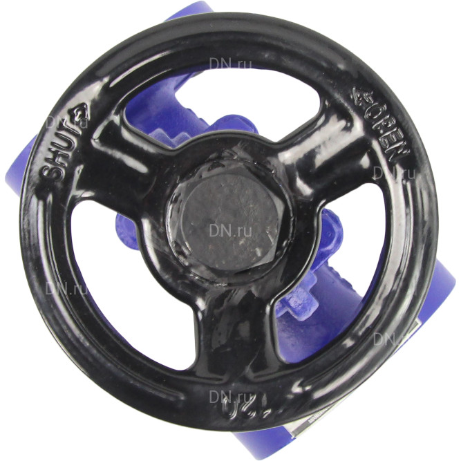 Клапан запорный сильфонный VSO1121M-F-S Ду25 Ру16, фланцевый, корпус - чугун GG25, уплотнение - металл, управление - штурвал