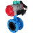 Затвор дисковый поворотный WBV1331E-2W-F-H Ду50 Ру16 корпус - чугун GGG40, диск - нержавеющая сталь 304, уплотнение - EPDM, с пневмоприводом PA-DA-105, пневмораспределителем 4M310-08 DC24V и магнитным переключателем ALS200D