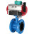 Затвор дисковый поворотный WBV1331E-2W-F-H Ду50 Ру16 корпус - чугун GGG40, диск - нержавеющая сталь 304, уплотнение - EPDM, с пневмоприводом PA-DA-105, пневмораспределителем 4M310-08 DC24V и магнитным переключателем ALS200D