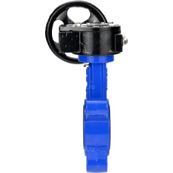 Затвор дисковый поворотный WBV1616N-2W-Fb-H Ду65 Ру16 LUG межфланцевый, корпус - чугун QT450, диск - чугун QT450, уплотнение - NBR, с редуктором RDN RQN1-150Z-T24