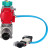 Кран шаровой BV3131P(3pc)-FP-W-ISO-H LONG Ду32 Ру40 полнопроходной, корпус - нержавеющая сталь 304, уплотнение - PTFE, под приварку, с пневмоприводом PA-DA-052, пневмораспределителем 4V320-08 AC220V и магнитным переключателем ALS200D