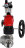 Кран шаровой BV3232P(4pc)-SP-3WL-T-ISO-H Ду25 Ру63 стандартнопроходной трехходовой L-тип, нержавеющая сталь SS316, внутренняя резьба, PTFE, пн.приводом PA-DA-052, пн.распределителем 4M310-08 DC24V, ручным дублером MON1-250-T26-ISO и БПВ AFC2000