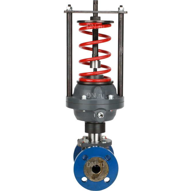 Регулятор перепада давления PRD1030E-F-DA Ду32 Ру16 Kvs16 прямого действия, серый чугун СЧ20, фланцевый, Tmax до 150°С, диапазон настройки 2 (1 - 4 кгс/см2)