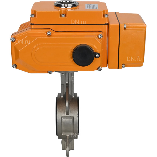 Затвор дисковый поворотный WBV3232E-2W-Fb-H Ду250 Ру16, корпус - нержавеющая сталь 316L, диск - нержавеющая сталь 316L, уплотнение - EPDM, с электроприводом QT-N-040EM-B1-220VAC-У1 (0-10В) HARK