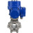 Кран шаровой BV3232P(3pc)-FP-SW-ISO-H Ду65 Ру63 полнопроходной, корпус - нержавеющая сталь SS316, под приварку, с электроприводом QT-N-010M-O2-220VAC-У1 с моментной муфтой и штурвалом