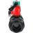 Кран шаровой BV4242E-FP-GRM-ISO Дн100 Ру10 полнопроходной, корпус - НПВХ, шар - НПВХ, уплотнение - EPDM, с пневмоприводом PA-SA-083, пневмораспределителем 4M310-08 AC220V и магнитным переключателем ALS200D