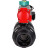 Кран шаровой BV4242E-FP-GRM-ISO Дн100 Ру10 полнопроходной, корпус - НПВХ, шар - НПВХ, уплотнение - EPDM, с пневмоприводом PA-SA-083, пневмораспределителем 4M310-08 AC220V и магнитным переключателем ALS200D