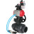 Кран шаровой BV4242E-FP-GRM-ISO Дн32 Ру10 полнопроходной, корпус - НПВХ, шар - НПВХ, уплотнение - EPDM, с пневмоприводом PA-DA-052, пневмораспределителем 4V320-10 AC220V, ручным дублером MON1-250-T26-ISO, БКВ APL-210N и БПВ AFC2000
