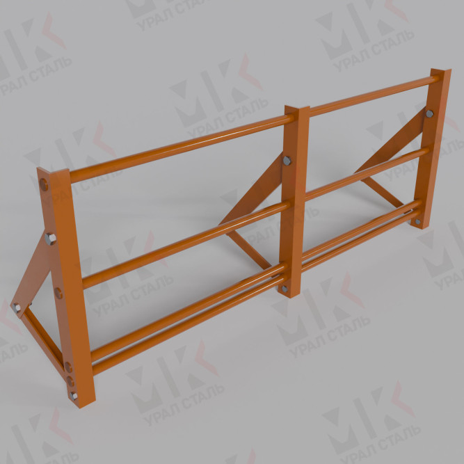 Кровельное ограждение H=1200 мм L=1860 мм RR 32