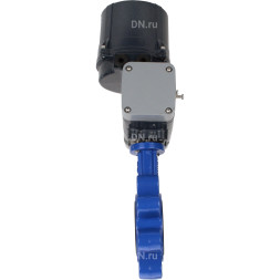 Затвор дисковый поворотный WBV1631N-2W-Fb-H Ду125 Ру16 LUG межфланцевый, корпус - чугун QT450, диск - нержавеющая сталь AISI 304, уплотнение - NBR, с электроприводом четвертьоборотным QTSA-N-014EM-O0-220VAC с пружинным возвратом