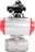 Кран шаровой BV3232P(4pc)-SP-3WL-T-ISO-H Ду50 Ру63 стандартнопроходной трехходовой L-тип, нерж. сталь SS316, внутренняя резьба, уплотнение - PTFE, пн.приводом PA-SA-083, пн.распределителем 4M310-08 DC24V и БКВ APL-210N
