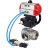 Кран шаровой BV3232P(4pc)-SP-3WL-T-ISO-H Ду32 Ру63, стандартнопроходной, четырехсоставной, нержавеющая сталь 316, PTFE, внутренняя резьба, с пневмоприводом PA-DA-052, пневмораспределителем 4V320-08 AC220V, ручным дублером MON1-250-T26-ISO