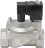 Клапан электромагнитный VS431-NT-NC-24VAC 1 1/4″ Ду32 Ру16 пилотного действия двухходовой, корпус - сталь нержавеющая 304, присоединение - внутренняя резьба, уплотнение - NBR, нормально-закрытый, катушка - 24В AC