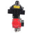 Кран шаровой BV3232P(4pc)-SP-3WL-T-ISO-H Ду10 Ру63 стандартнопроходной трехходовой L-тип, нержавеющая сталь SS316, внутренняя резьба, PTFE, пн.приводом PA-DA-052, пн.распределителем 4M310-08 DC24V и БКВ APL-410N EX