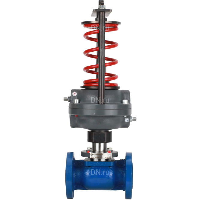 Регулятор перепада давления PRD1030E-F-DA Ду50 Ру16 Kvs25 прямого действия, серый чугун СЧ20, фланцевый, Tmax до 150°С, диапазон настройки 1 (0,4 - 1,6 кгс/см2)