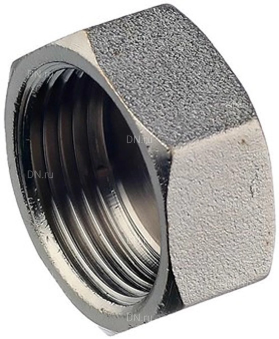 Заглушка З-304-ВР 1/2″ Ду15 Ру20, корпус - нержавеющая сталь AISI 304, присоединение - внутренняя резьба, тип резьбы - BSPP