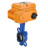 Затвор дисковый поворотный WBV1432N-2W-Fb-H Ду250 Ру16, корпус - чугун GGG50, диск - нержавеющая сталь 316L, уплотнение - NBR, с электроприводом QT-N-040EM-1-220VAC-У1