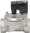 Клапан электромагнитный VS431-NT-NC-24VAC 1 1/2″ Ду40 Ру16 пилотного действия двухходовой, корпус - сталь нержавеющая 304, присоединение - внутренняя резьба, уплотнение - NBR, нормально-закрытый, катушка - 24В AC