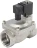 Клапан электромагнитный VS431-NT-NC-24VAC 1 1/2″ Ду40 Ру16 пилотного действия двухходовой, корпус - сталь нержавеющая 304, присоединение - внутренняя резьба, уплотнение - NBR, нормально-закрытый, катушка - 24В AC