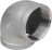 Отвод (уголок) ВР-ВР-304 3/8″ Ду10 Ру16 угол 90°, корпус - нержавеющая сталь 304, присоединение - внутренняя / внутренняя резьба