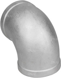 Отвод (уголок) ВР-ВР-304 3/8″ Ду10 Ру16 угол 90°, корпус - нержавеющая сталь 304, присоединение - внутренняя / внутренняя резьба